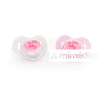 ACOFARBABY CHUPETE SILICONA ANATOMICO +12M ROSA 2UN ACOFARBABY