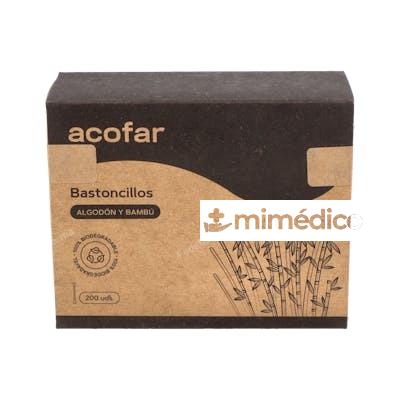 BASTONCILLO OIDO ALGODON BAMBU 200UN ACOFAR