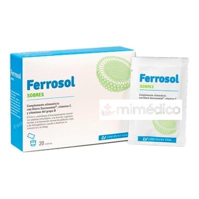 FERROSOL 20 SOBRES FERROSOL