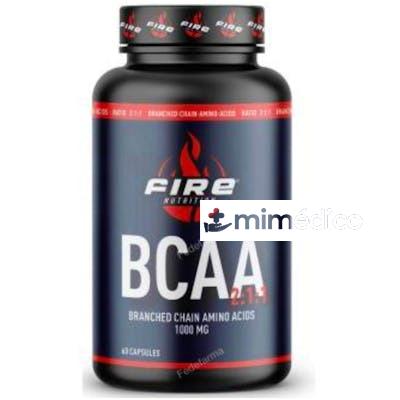 BCAA RATIO 2:1:1 1000MG 60CAP. FIRE NUTRITION