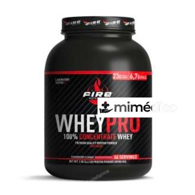 WHEYPRO CONCENTRATE FRESA 2KG. FIRE NUTRITION