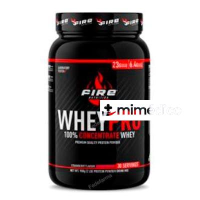 WHEYPRO CONCENTRATE FRESA 908GR. FIRE NUTRITION