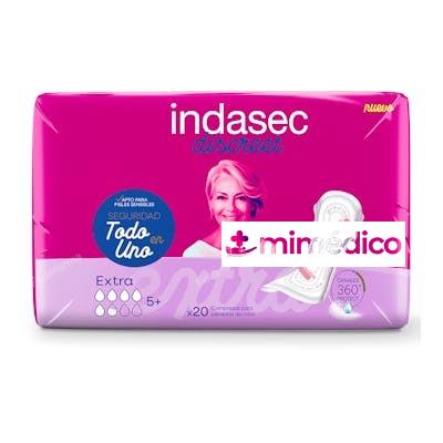 COMPRESA INDASEC DISCREET ABSO EXTRA 350ML 20UN INDASEC