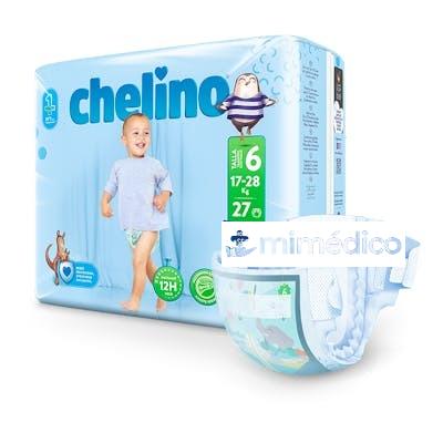 CHELINO PAÑAL INF JUNIOR T/6 17-28KG 27UN CHELINO