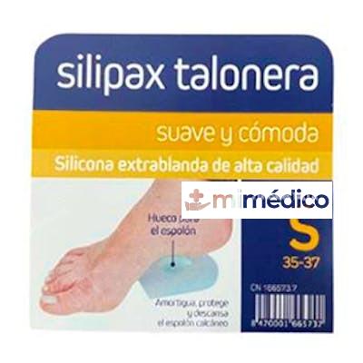 SILIPAX TALONERA SILICONA T/S 2UN SILIPAX