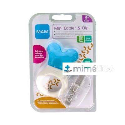 MORDEDOR MINI COOLER &AMP; CLIP AZUL MAM