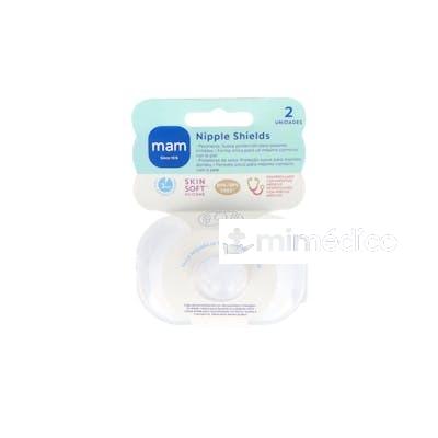PEZONERA SILICONA CAJA ESTERIL 17MM 2UN MAM