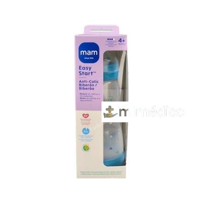 BIBERON  ANTI-COLICO 320ML MATT AZUL MAM