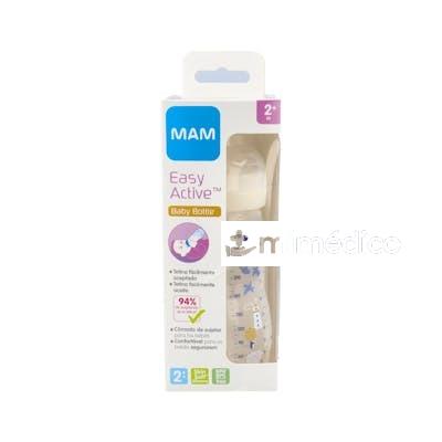 BIBERON EASY ACTIVE BABY BOTTLE 270ML ROSA MAM
