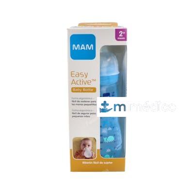 BIBERON  EASY ACTIVE BABY BOTTLE 270ML AZUL MAM