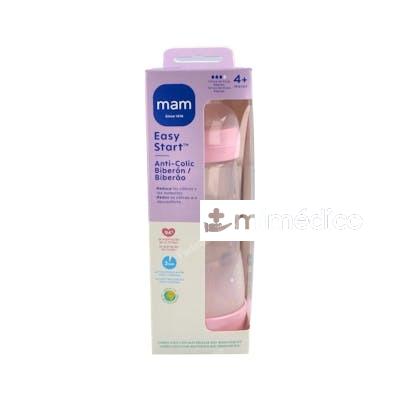 BIBERON  ANTI-COLICO 320ML ROSA MAM