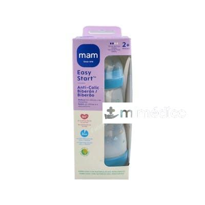 BIBERON  ANTI-COLICO 260ML MATT AZUL MAM