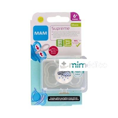 CHUPETE SUPREME SILICONA FISIO 6+M NEUTRO MAM