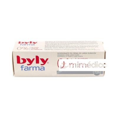 BYLY FARMA DESODORANTE CREMA 0% 72H 30ML BYLY