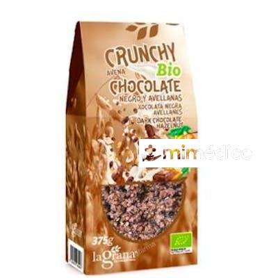 KRUNCHY AVENA CHOCO AVELLANA 375GR. ECO LA GRANA