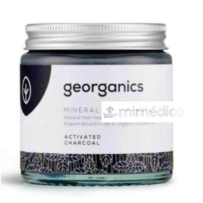 DENTIFRICO MINERAL CARBON ACTIVADO CREMA 120ML. GEORGANICS
