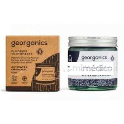 DENTIFRICO FLUOR CARBON ACTIVADO 60ML. GEORGANICS