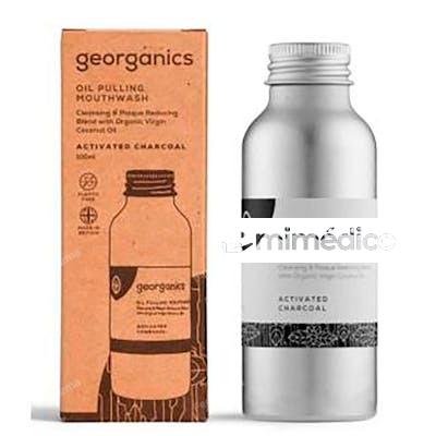 ENJUAGE BUCAL CON ACEITE CARBON ACTIVADO 100ML. GEORGANICS