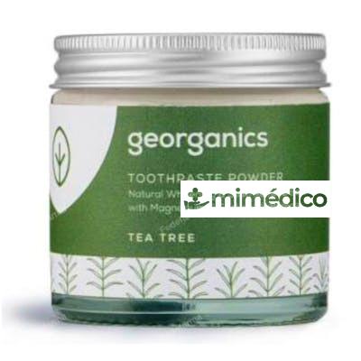 DENTIFRICO MINERAL ARBOL DEL TE POLVO 60ML. GEORGANICS