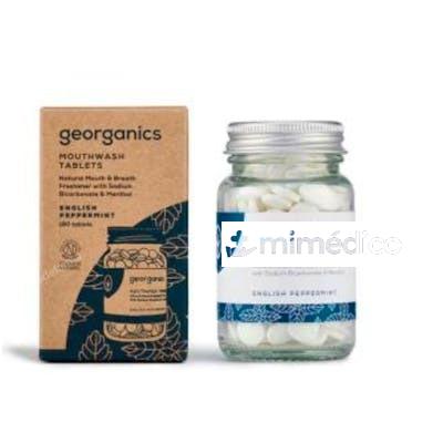 ENJUAGE BUCAL MENTA 180PASTILLAS. GEORGANICS