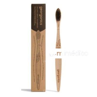 CEPILLO DENTAL SUAVE MADERA DE HAYA . GEORGANICS