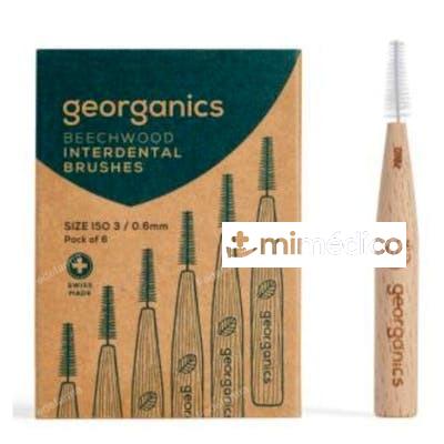 CEPILLO INTERDENTAL MADERA DE HAYA 3. GEORGANICS