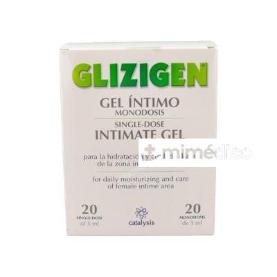 GLIZIGEN GEL INTIMO MONODOSIS 20X5ML. GLIZIGEN