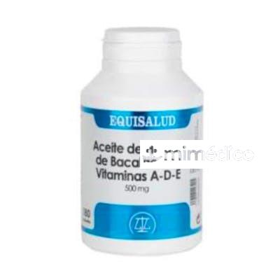ACEITE HIGADO DE BACALAO CON VIT. A, D Y E 180CAP. EQUISALUD