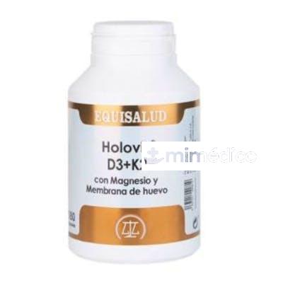 HOLOVIT D3+K2 CON MAGNESIO Y MEMBRANA HUEVO 180CAP EQUISALUD