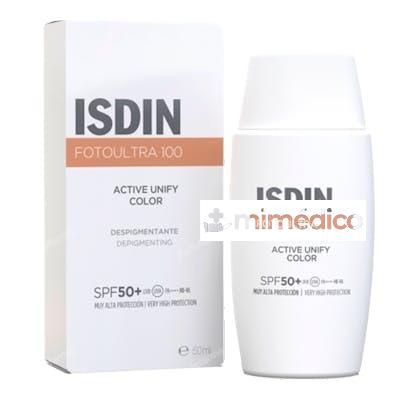 FOTOULTRA 100 ACTIVE UNIFY COLOR 50ML. ISDIN SOLAR