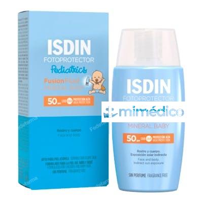 FOTOPROTECTOR FUSION FLUID MINERAL BABY 50 50ML. ISDIN SOLAR