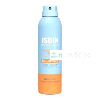 FOTOPROTECTOR WET SKIN TRANSP SPRAY SPF50 250ML. ISDIN SOLAR