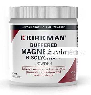 POLVO DE BISGLICINATO DE MAGNESIO TAMPONADO SERIE BIO-MAX 135 GR KIRKMAN