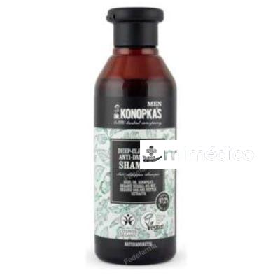 MEN CHAMPU ANTICASPA LIMPIEZA PROFUNDA  280ML. DR. KONOPKAÂ`S