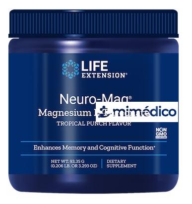 NEURO-MAG® MAGNESIUM L-THREONATE POLVO 93,35 G LIFE EXTENSION