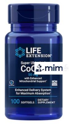 SUPER UBIQUINOL COQ10 CON APOYO MITOCONDRIAL MEJORADO â„¢ 50 MG 100 CAP LIFE EXTENSION