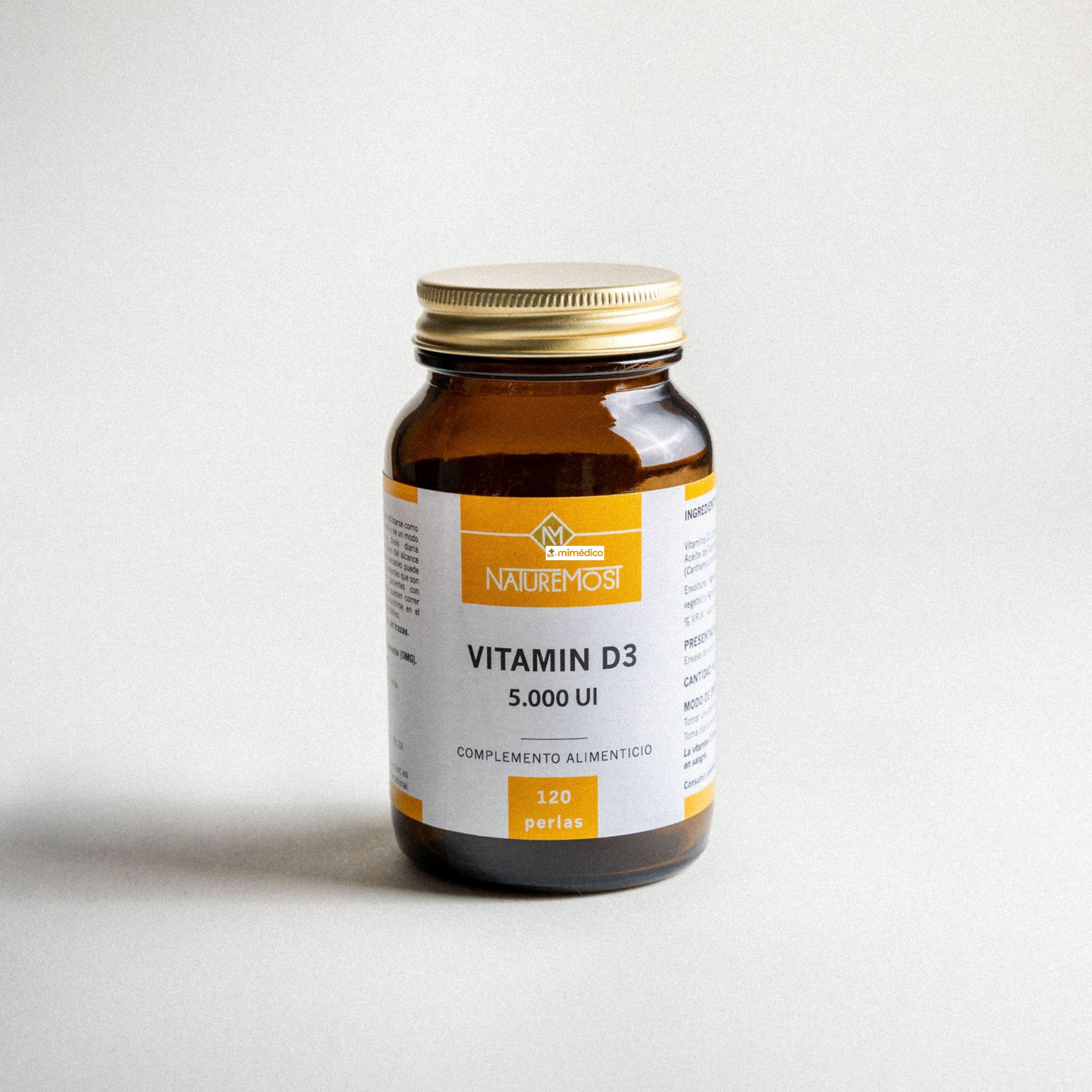 VITAMINA D3 5000UI - 30 PERLAS - NATUREMOST