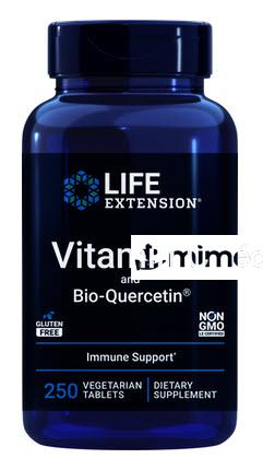 VITAMINA C CON QUERCETINA 1000 MG 250 CAPSULAS LIFE EXTENSION