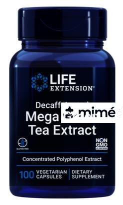MEGA GREEN TEA EXTRACT ( EXTRACTO DE TE VERDE DESCAF) 100 CAP LIFE EXTENSION