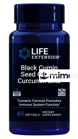 BLACK CUMIN SEED OIL WITH CURCUMIN ELIT TURMERIC EXTRACT (CURCUMA PIMIENTA) 60 CAPS LIFE EXTENSION