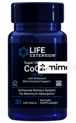 SUPER UBIQUINOL COQ10 CON APOYO MITOCONDRIAL MEJORADO 100 MG 30 CAP LIFE EXTENSION