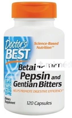 BETAINA HCL Y PEPSINA 120 CAPS DR. BEST