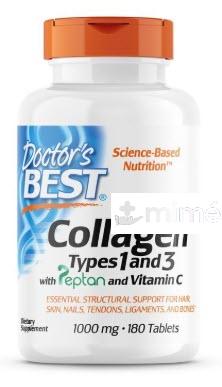 COLAGENOS TIPO I Y III 1000 MGR 180 TABLETAS DR. BEST