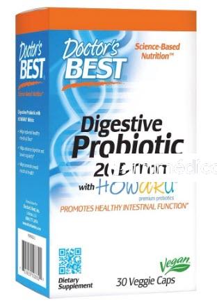 PROBIOTICO DIGESTIVO 20 MIL MILLONES CON PROBIOTICOS PREMIUM HOWARU 30 CAPS DR BEST