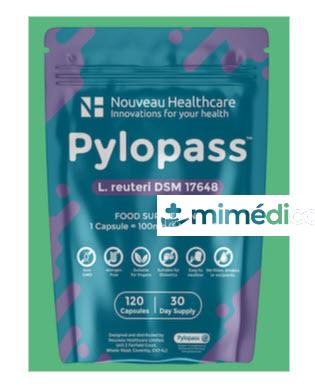 PYLOPASS (L. REUTERI DSM 16748) 120 CAPS NOUVEAU HEALTHCARE