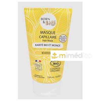 MASCARILLA CAPILAR KARITE Y MONOI 150ML. BIO BORN TO BIO
