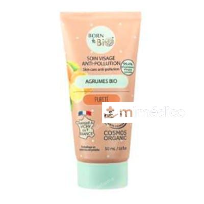 CUIDADO FACIAL ANTIPOLUCION PIEL GRASA 50ML. BIO BORN TO BIO