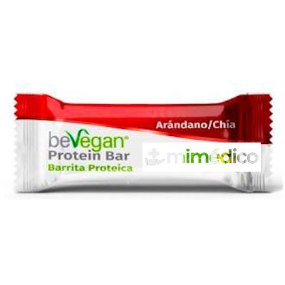 BARRITAS PROTEICAS ARANDANO-CHIA 24UDS. BIO SIN GLUTEN VEGAN BEVEGAN