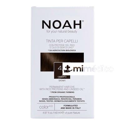 TINTE CAPILAR CASTAÑO 4.0 140ML. NOAH
