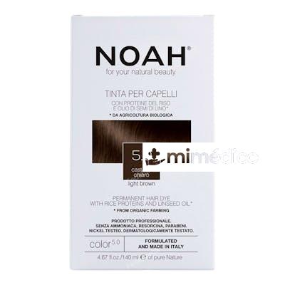 TINTE CAPILAR CASTAÑO CLARO 5.0 140ML NOAH